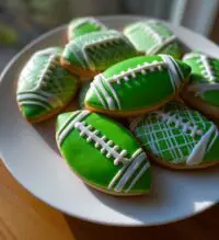 football themed cookies