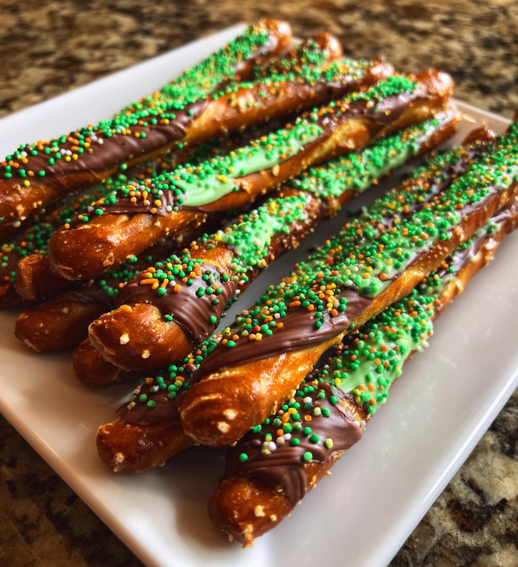 football themed pretzel rods