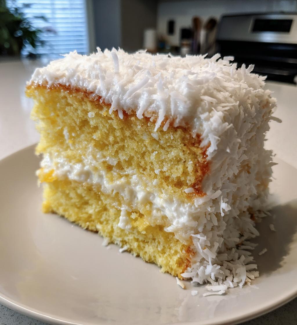 frosted coconut snowball