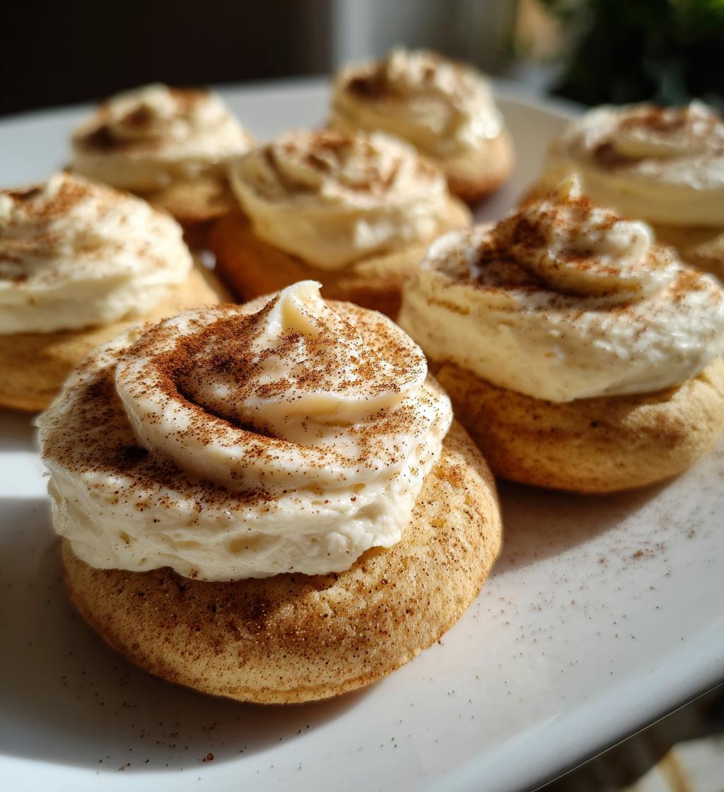 frosted snickerdoodle cookies
