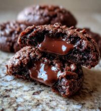 fudge thumbprint cookies