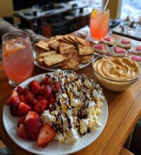 galentines girls night food