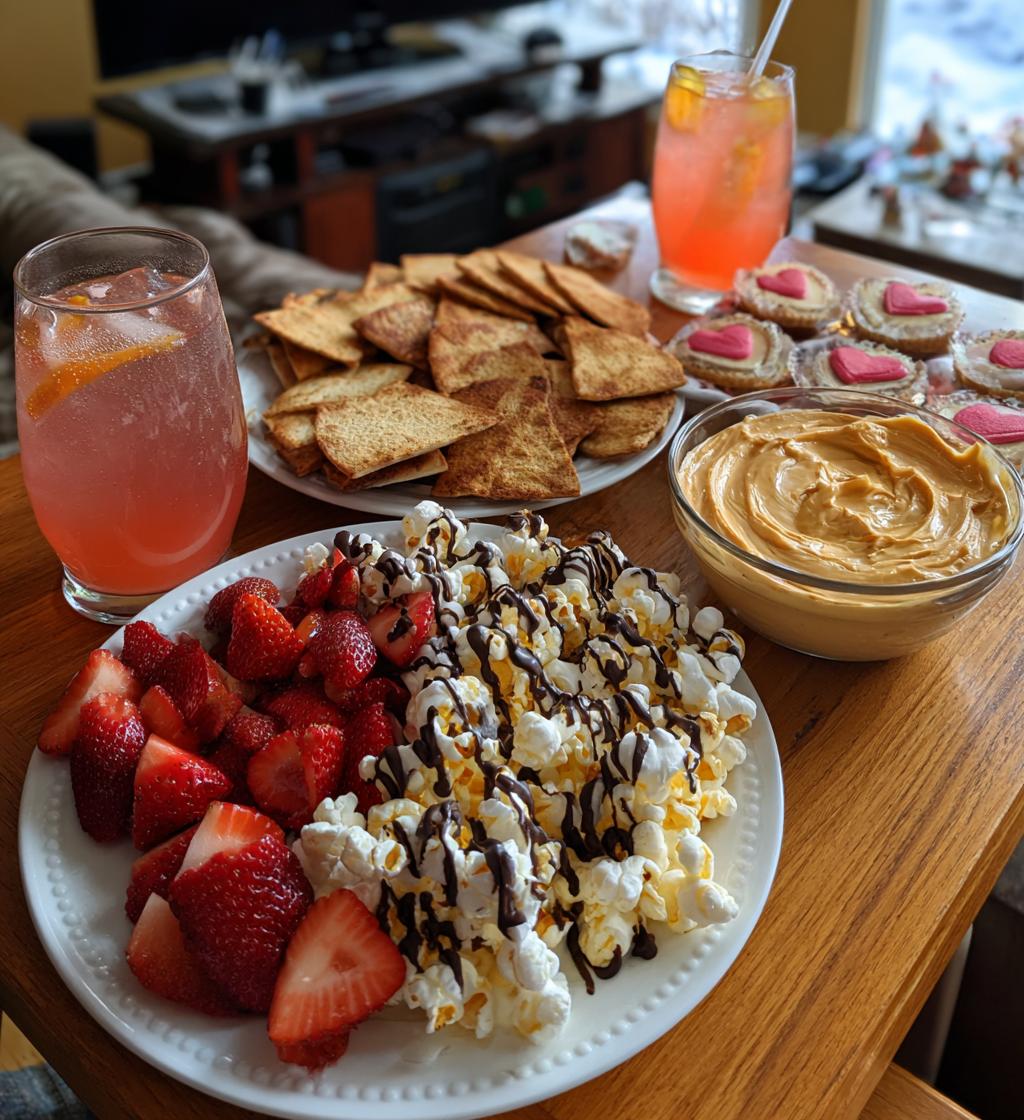 galentines girls night food