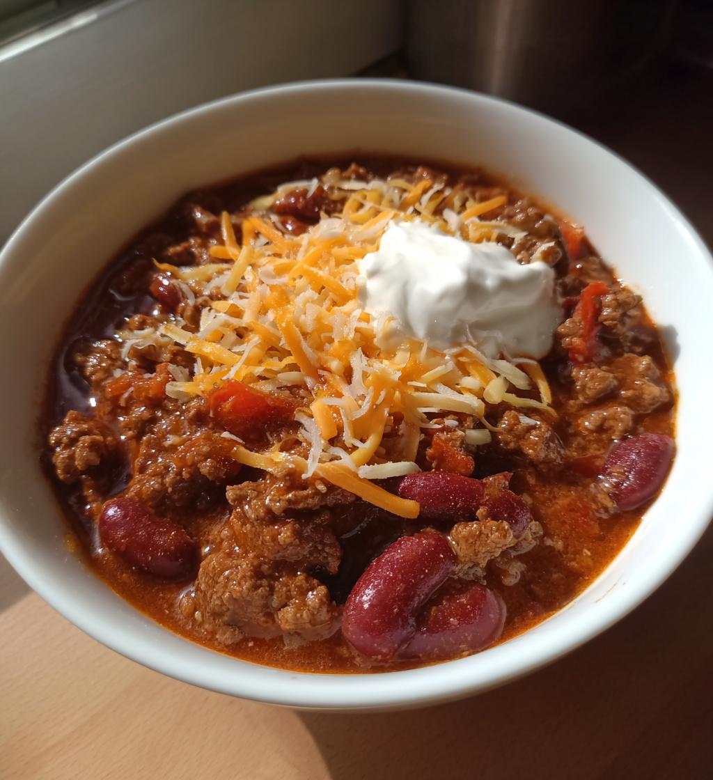 game day beer chili