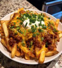 game day chili cheese fries