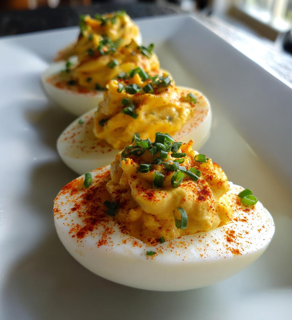 game day deviled eggs