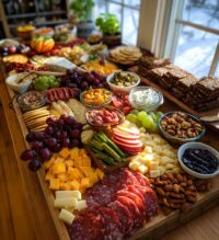 game day grazing table