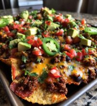 game day nachos ground beef