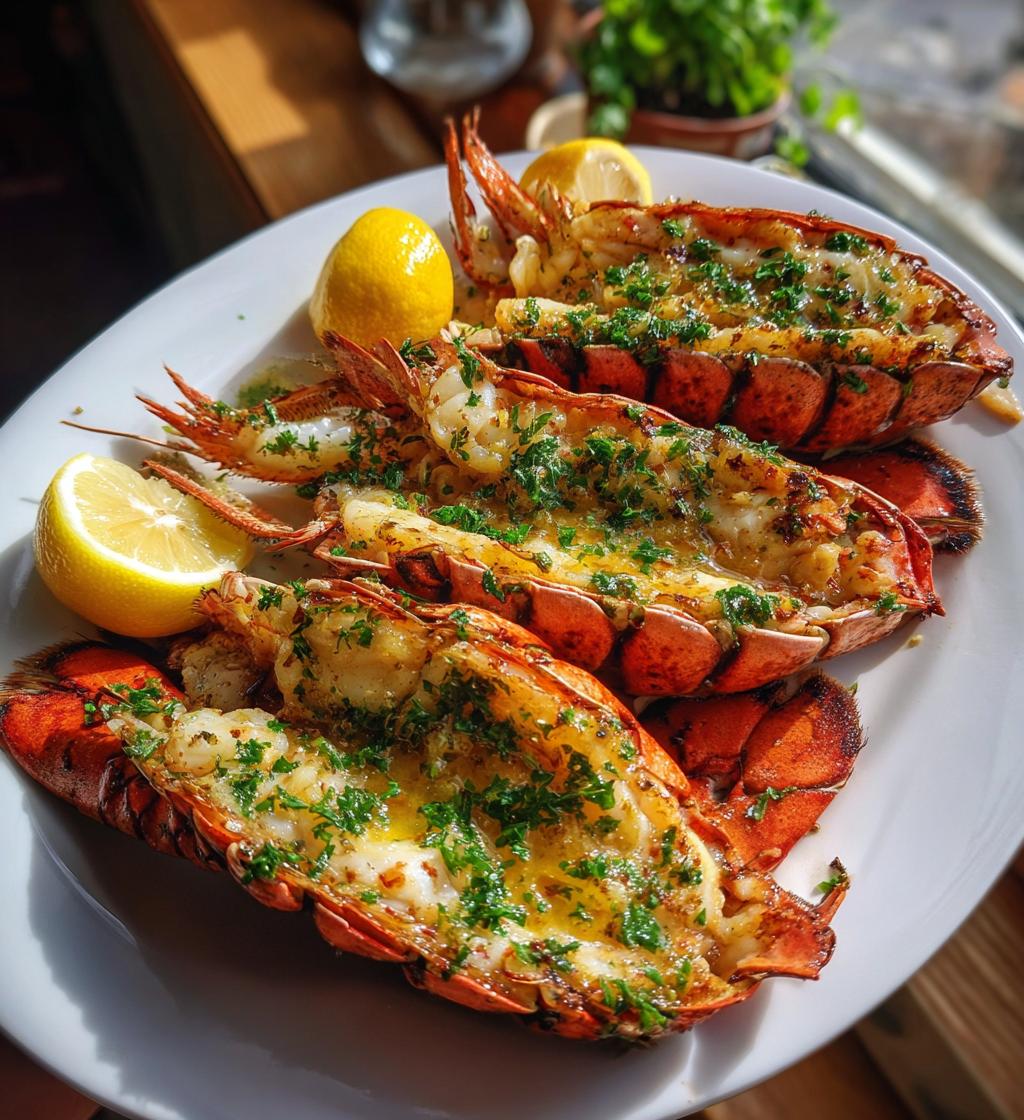 garlic butter lobster
