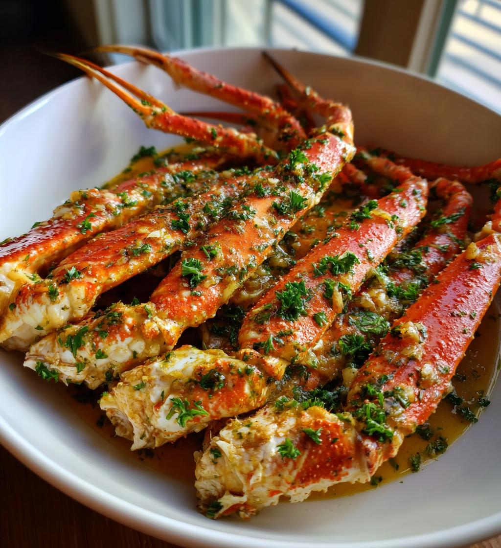 garlic snow crab legs recipe