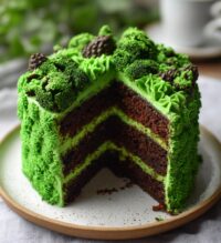 green football cake