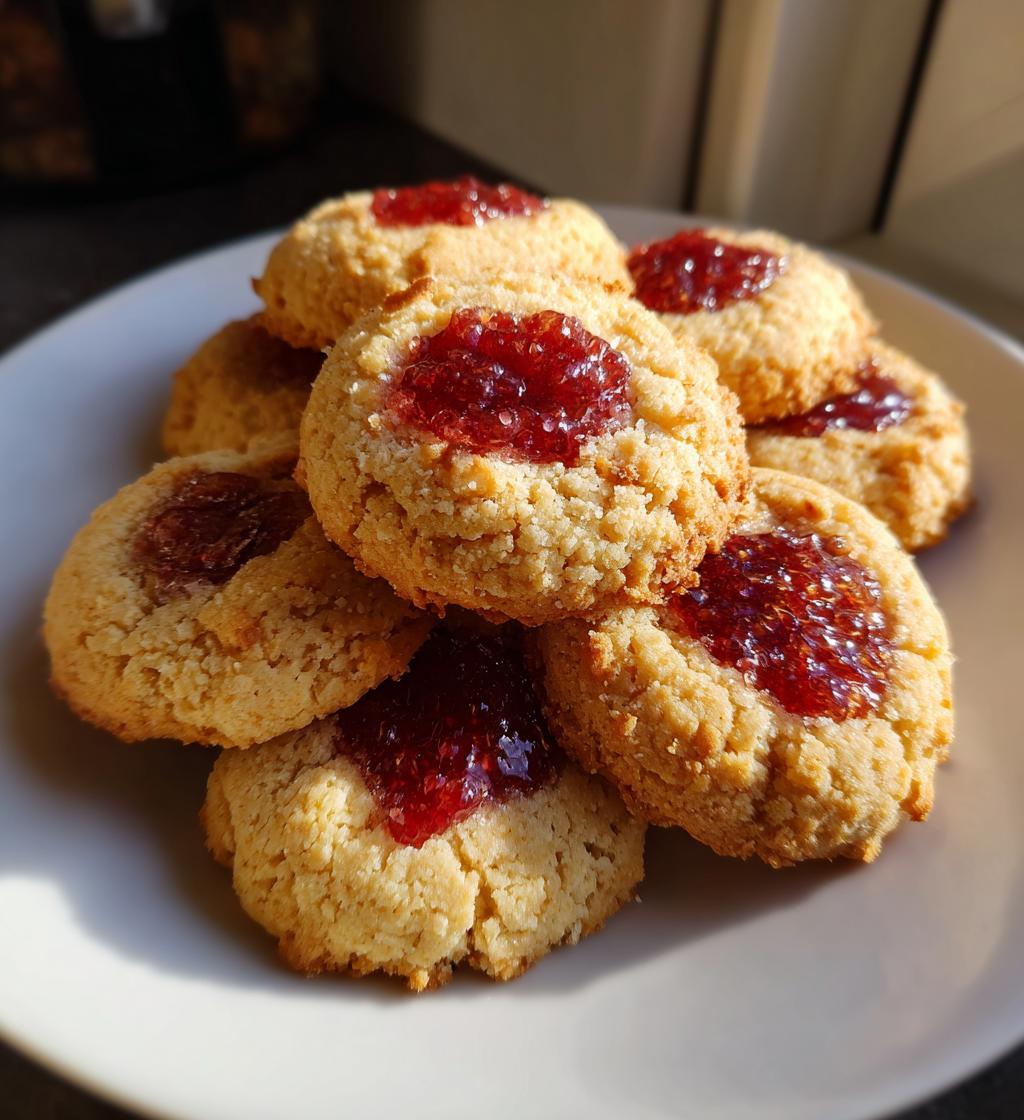 green thumbprint cookies