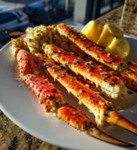 grilled crab legs