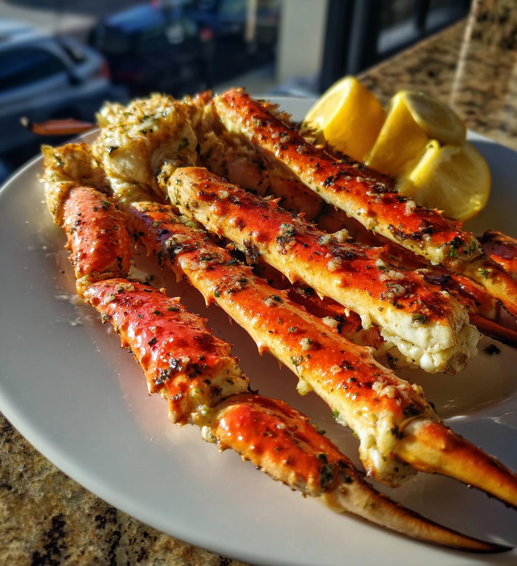 grilled crab legs
