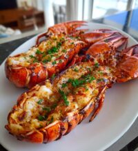 grilled whole lobster
