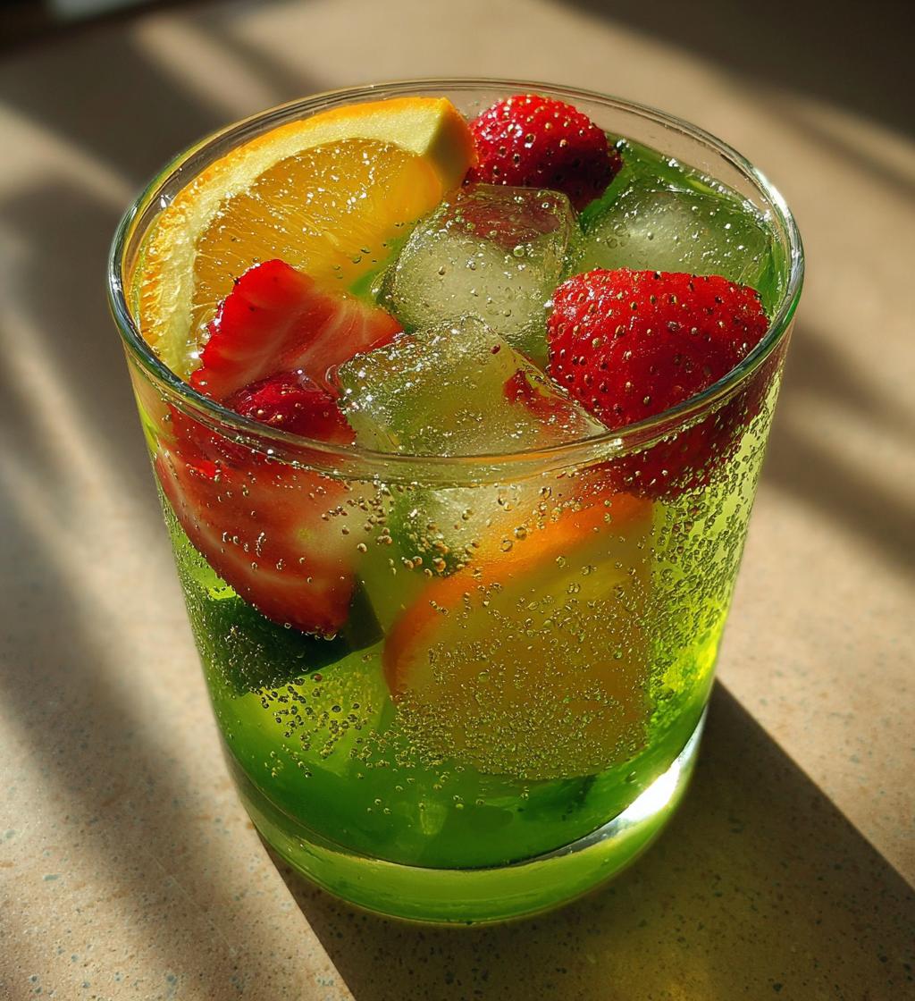 grinch punch recipe alcohol