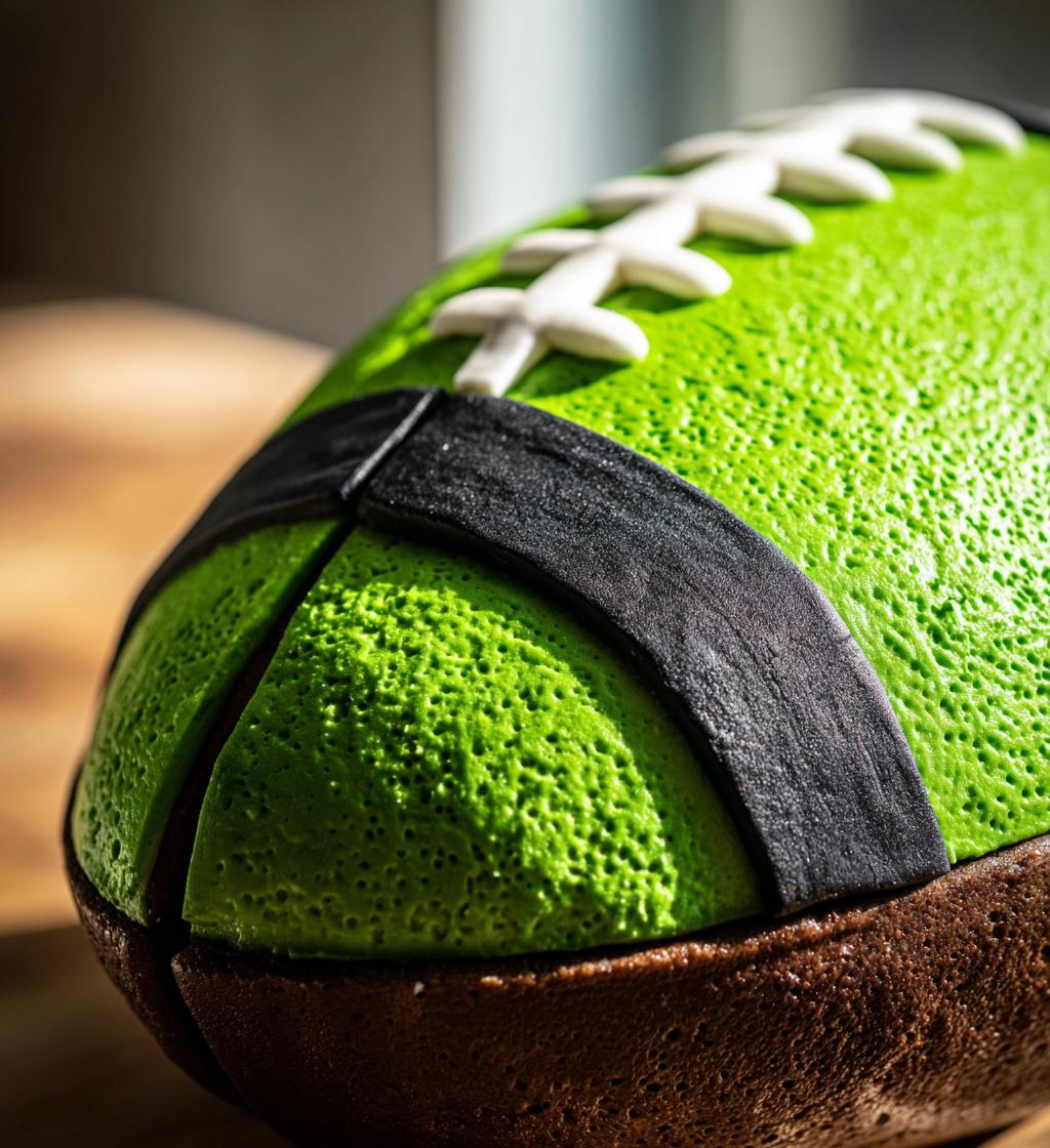 half football cake
