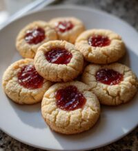 holiday thumbprint cookies
