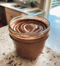 homemade peppermint mocha creamer