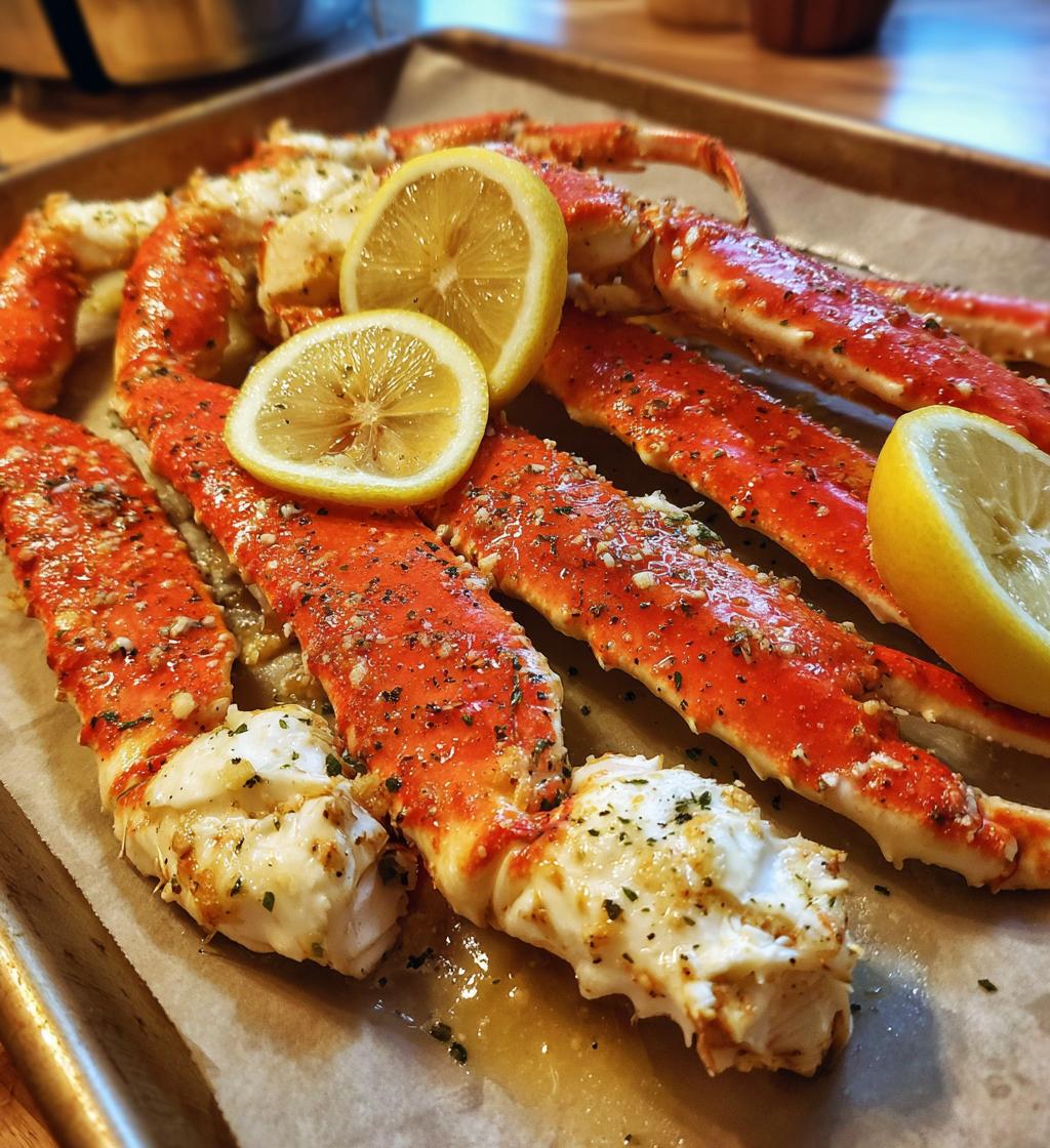 how to bake snow crab legs in oven