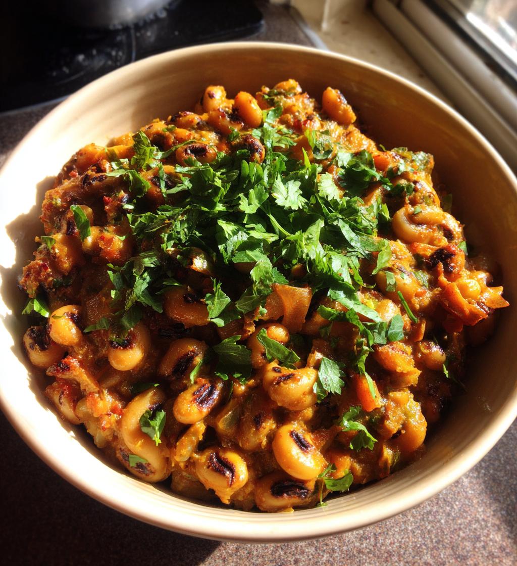 how to make black-eyed peas curry
