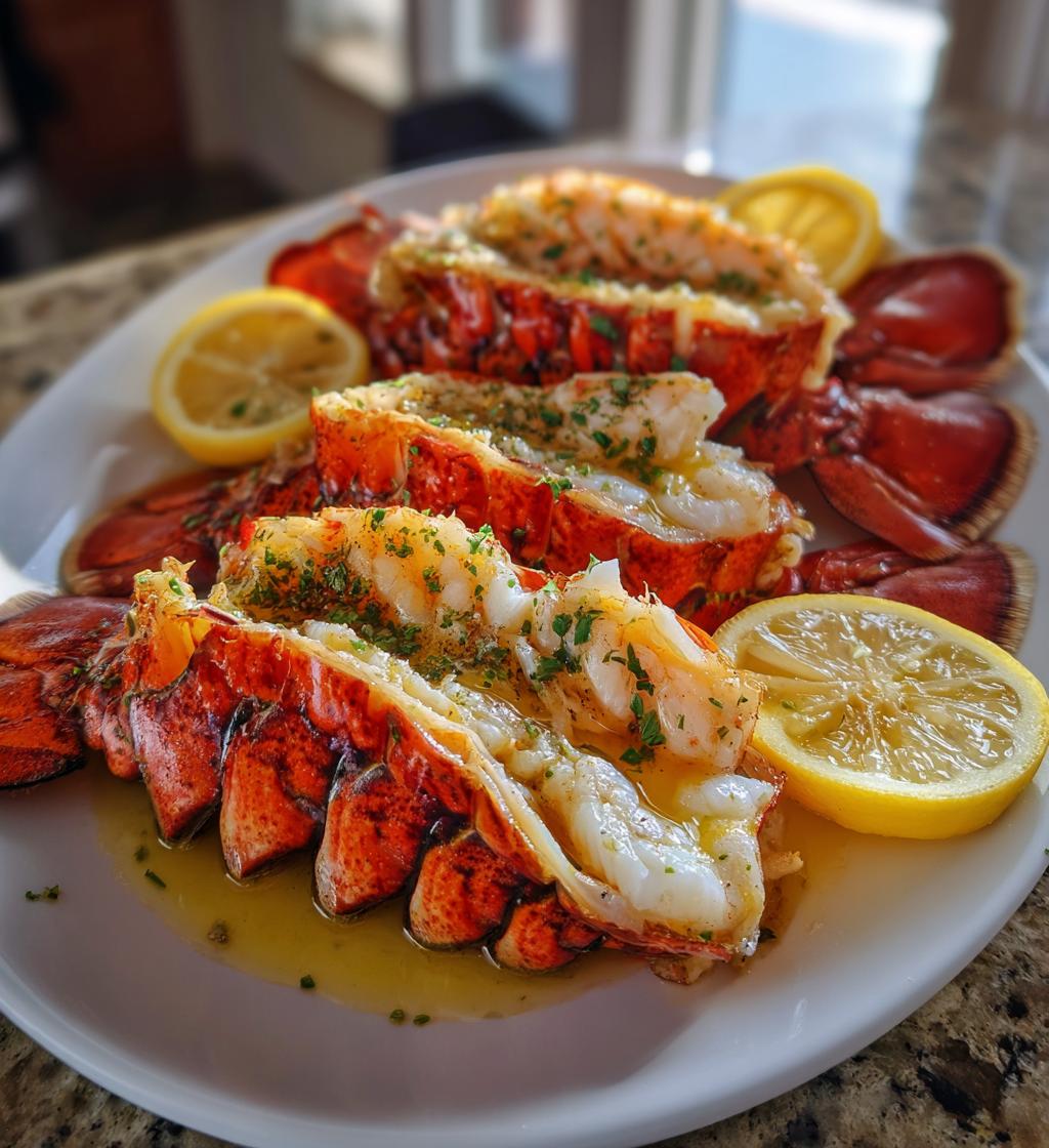 how to poach lobster tails