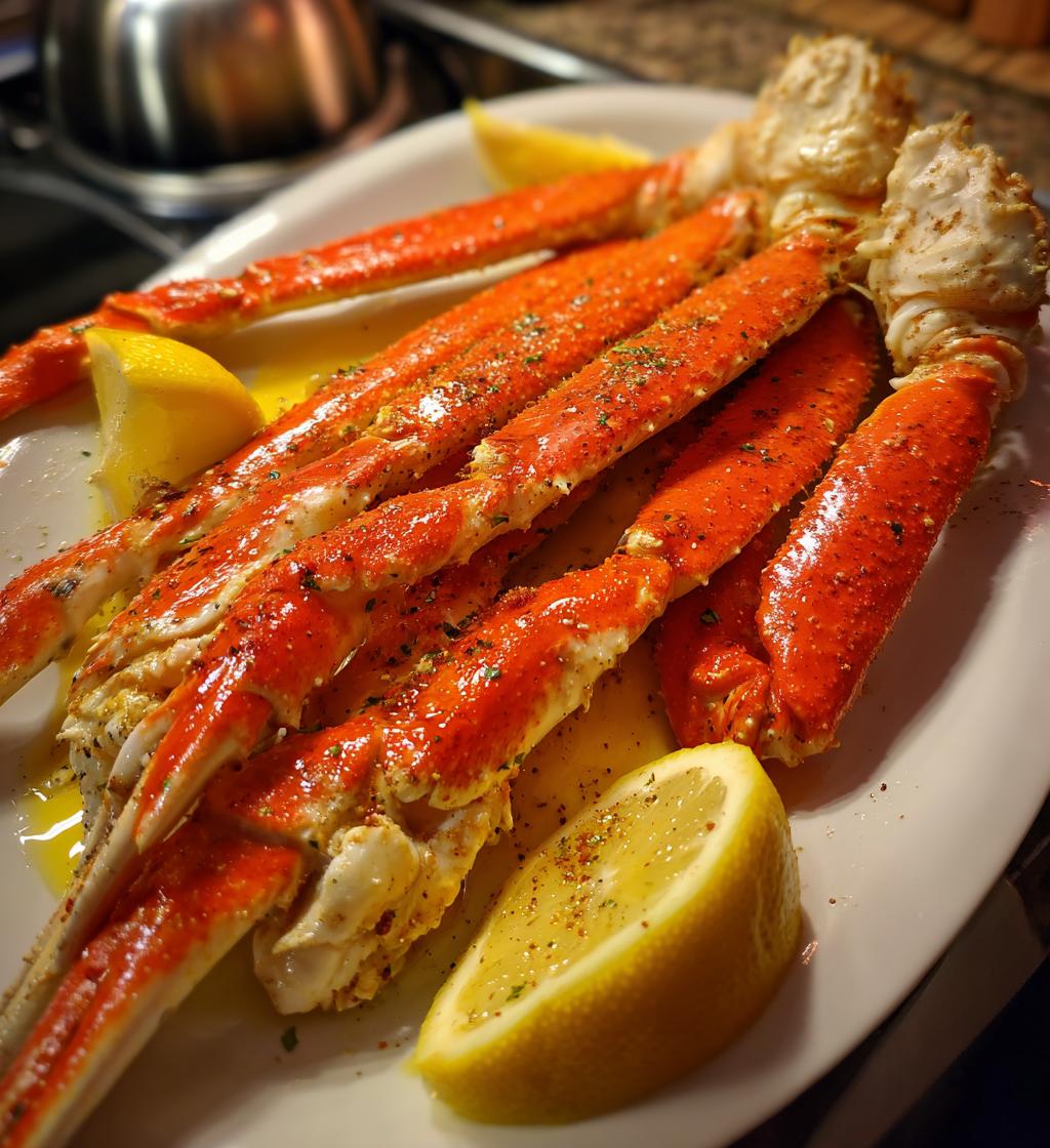 how to serve crab legs
