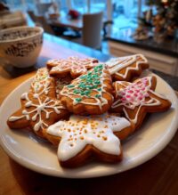 iced gingerbread cookies