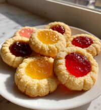 icing thumbprint cookies
