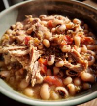 instant pot black eyed peas with smoked turkey