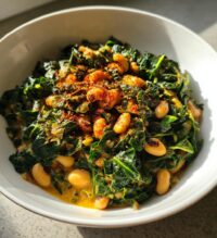 kale and black eyed peas