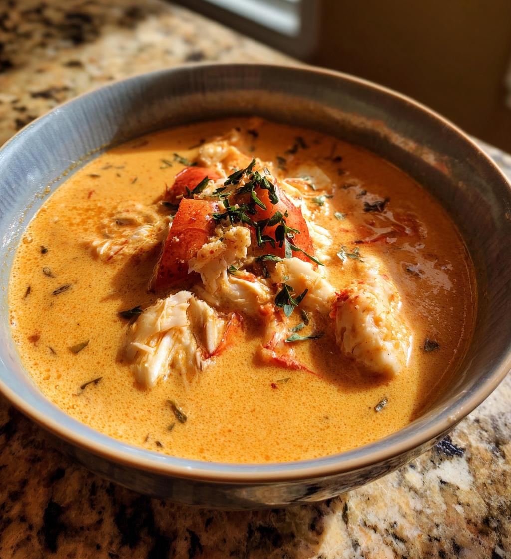 langostino lobster bisque