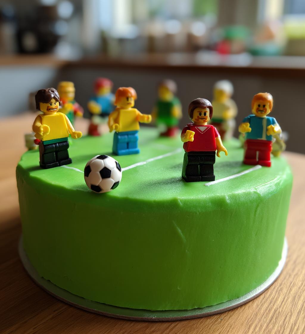 lego football cake