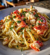 lemon lobster pasta