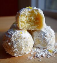 lemon snowball cookies