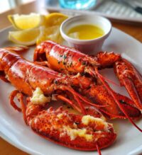 lobster and butter