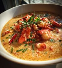 lobster and crab bisque
