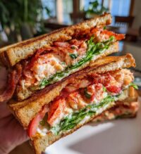 lobster blt sandwich