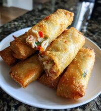 lobster egg rolls