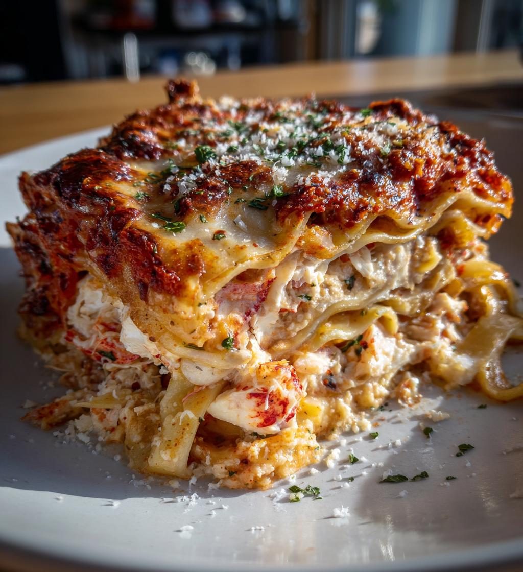 lobster lasagna