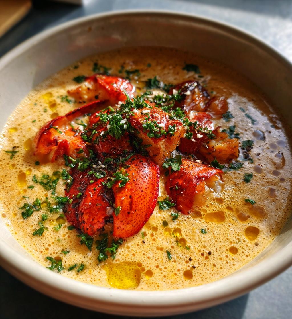 lobster mushroom bisque