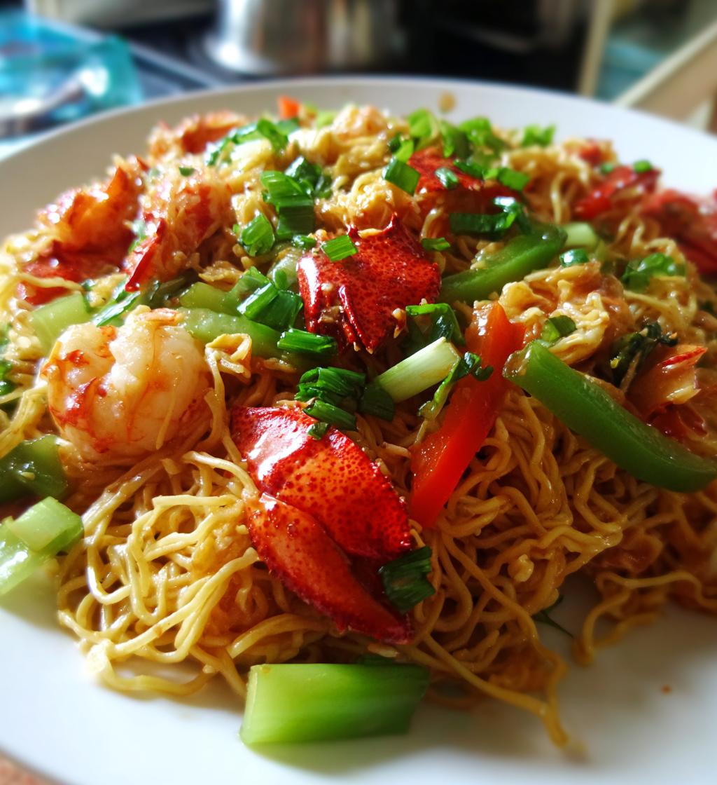 lobster noodles chinese