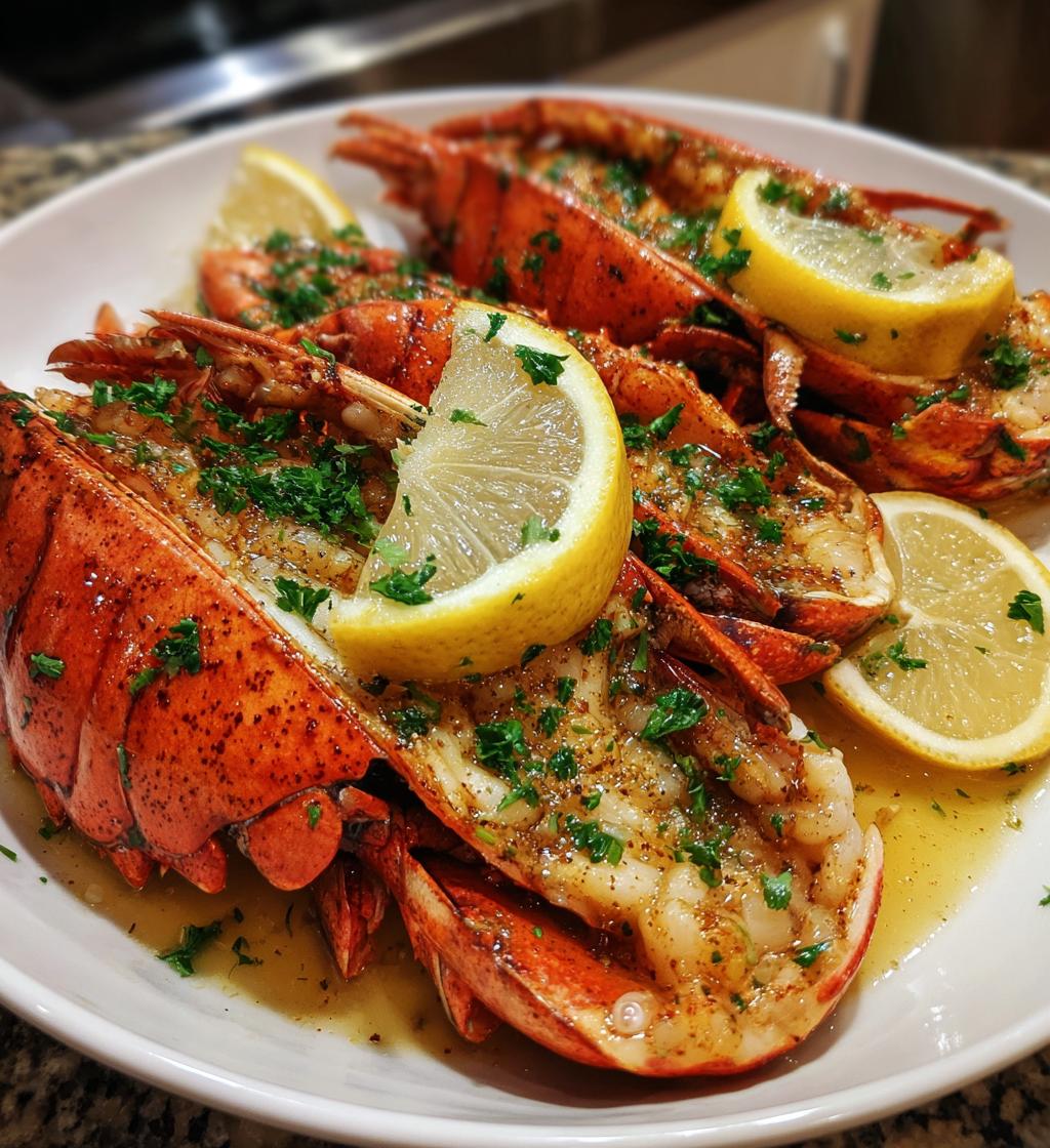 lobster on plate