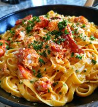 lobster pasta creamy