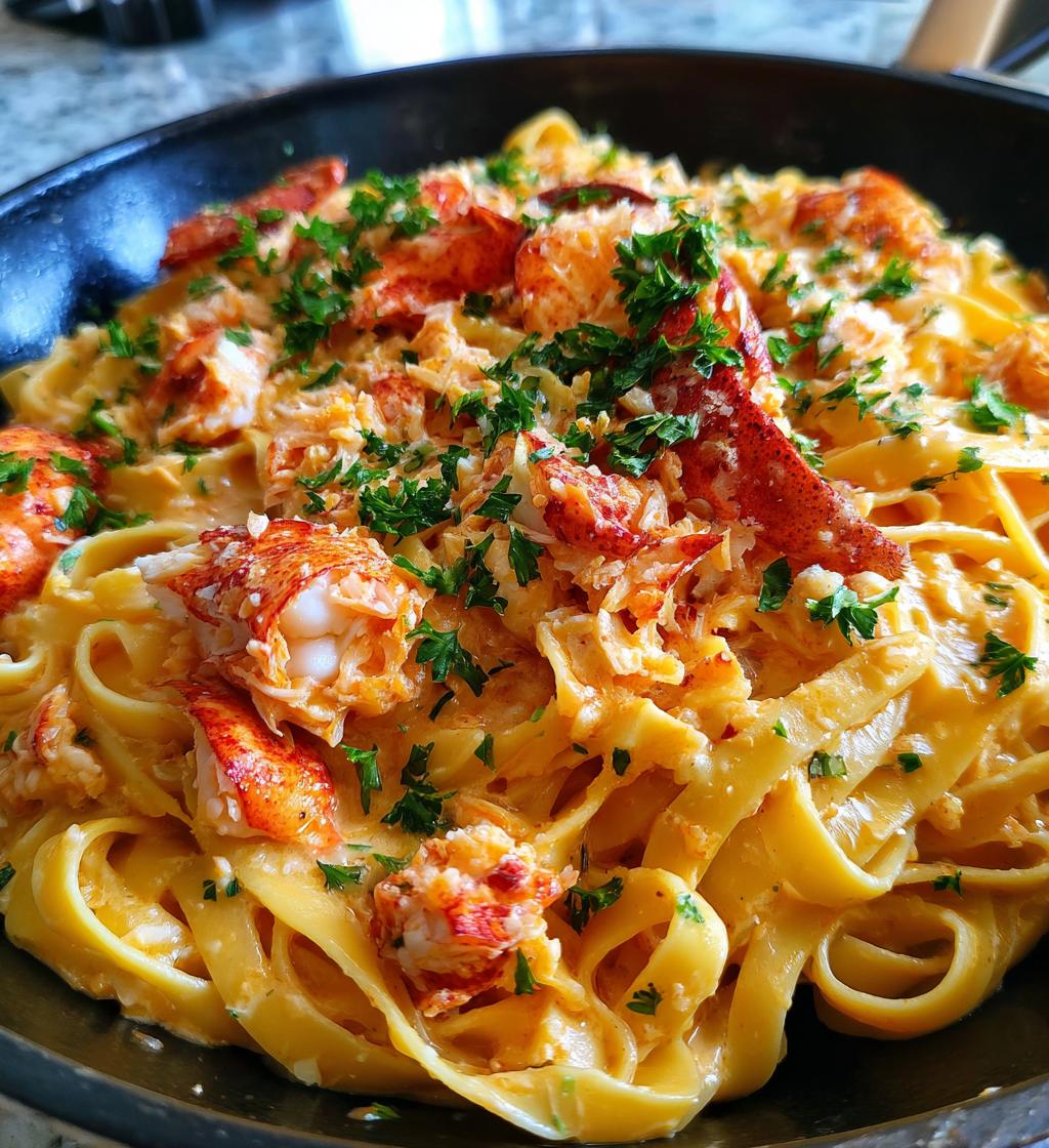 lobster pasta creamy