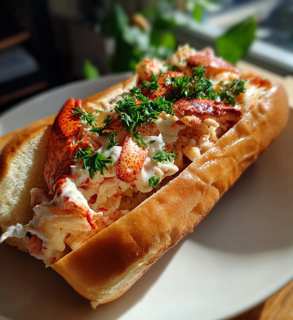 lobster roll sandwich