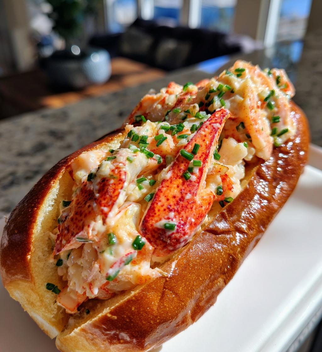lobster roll with mayo