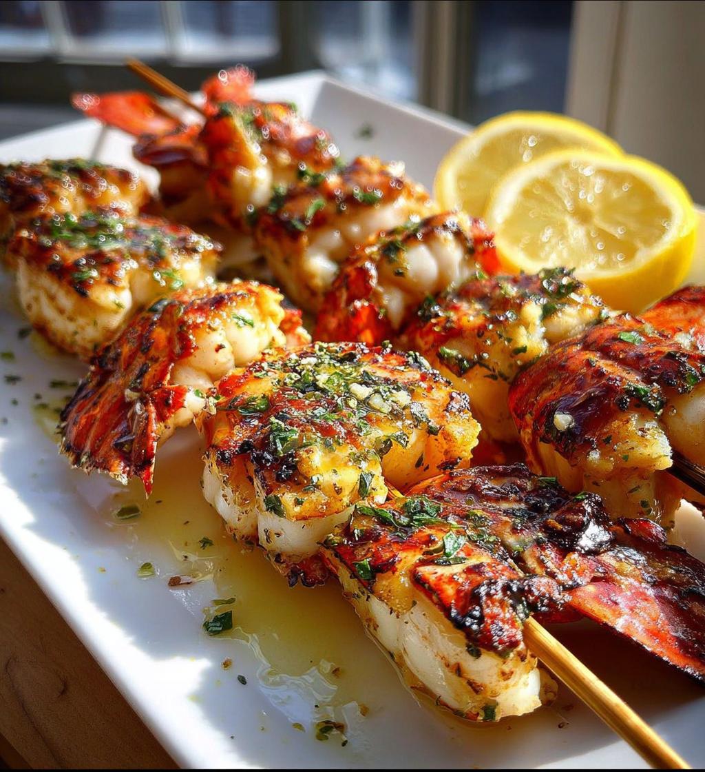 lobster skewers