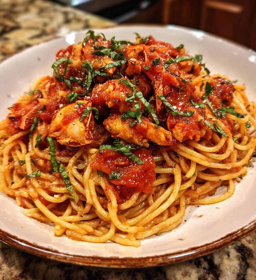 lobster spaghetti