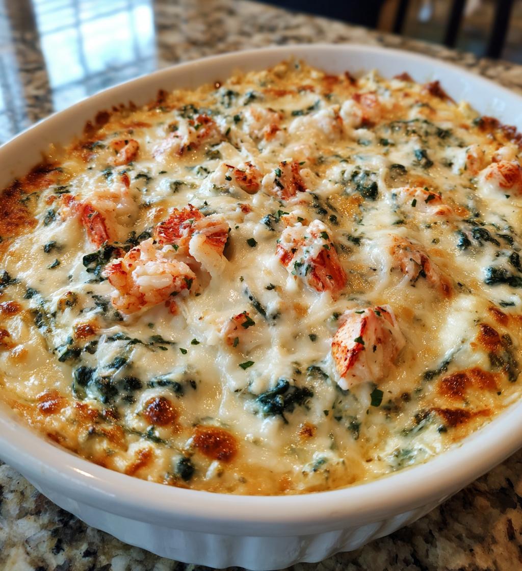 lobster spinach dip